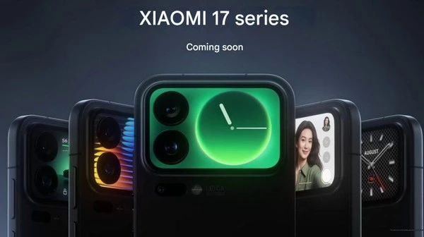 Xiaomi 17 Pro Max smartphone flagship warna hitam dengan layar AMOLED 6,8 inci dan kamera 200MP