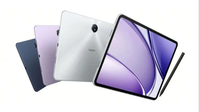 Oppo Pad 5 dengan desain premium dan layar AMOLED 12 inci beresolusi 2.8K