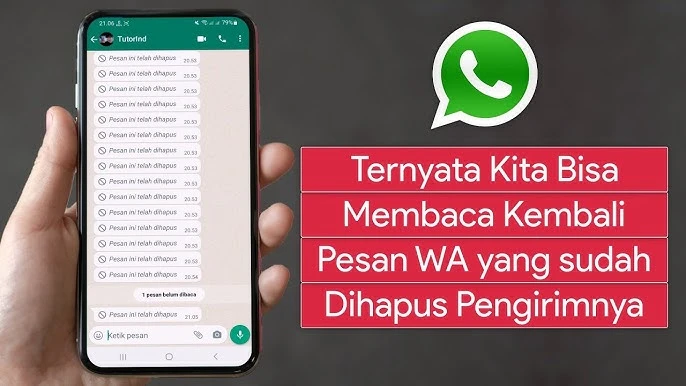 chat WhatsApp yang sudah dihapus masih bisa dilihat di layar smartphone melalui fitur backup dan notifikasi