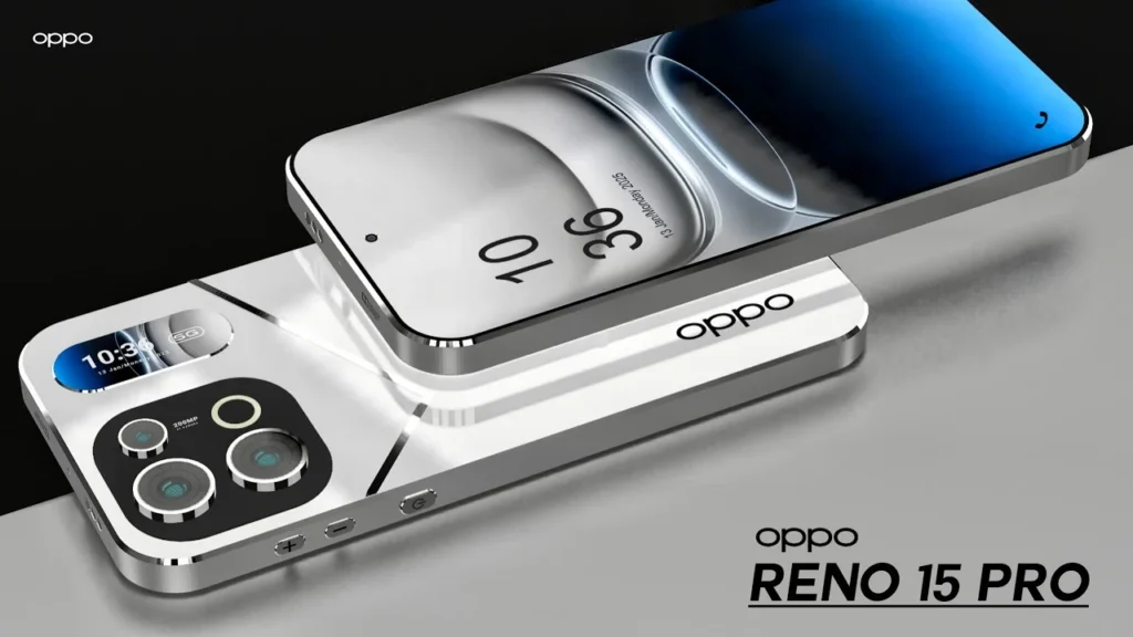 Oppo Reno 15 Pro Max bocor dengan desain elegan, kamera 200 MP, dan chip Dimensity 9400 terbaru.