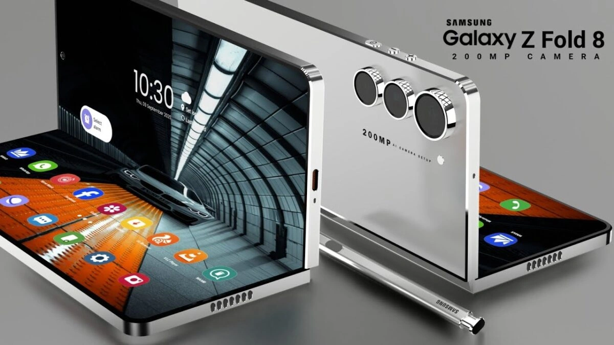 Bocoran desain Samsung Galaxy Z Fold 8 tampilan depan dan belakang dengan layar lebih tipis dan bezel minimalis