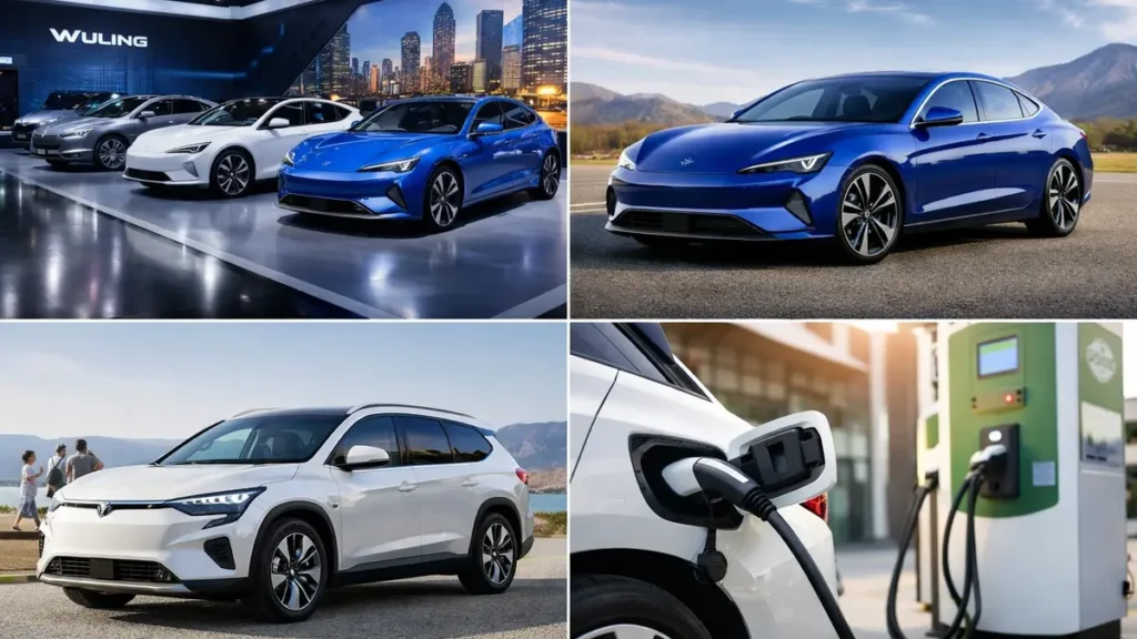 Mobil listrik yang paling dinantikan di Indonesia sedang mengisi daya di stasiun pengisian kendaraan listrik umum SPKLU