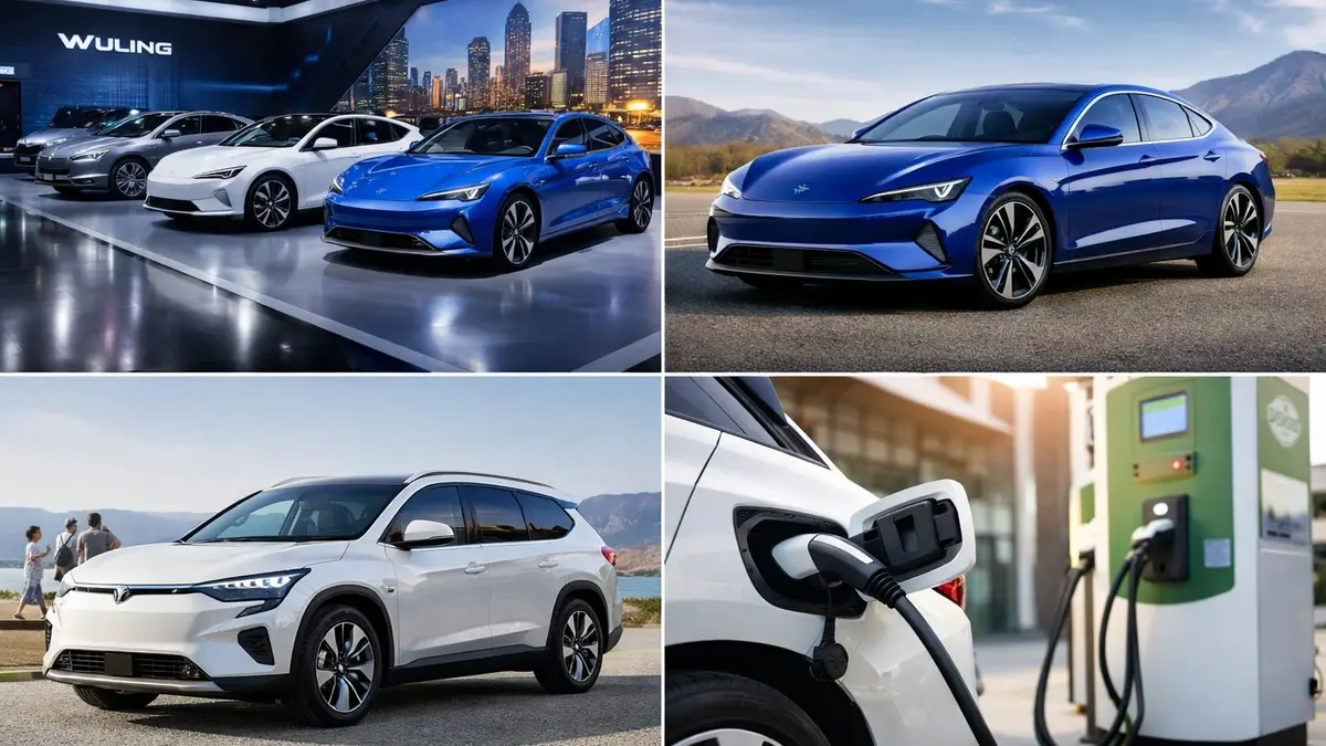 Mobil listrik yang paling dinantikan di Indonesia sedang mengisi daya di stasiun pengisian kendaraan listrik umum SPKLU