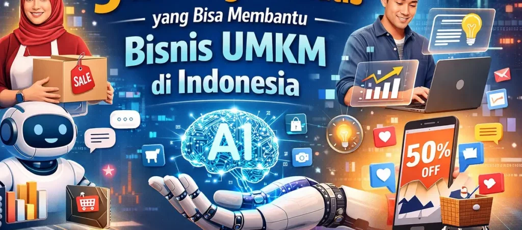 AI untuk UMKM Indonesia membantu bisnis kecil meningkatkan penjualan dan pemasaran digital dengan teknologi kecerdasan buatan