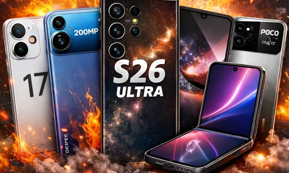 daftar HP terbaru 2026 di Indonesia dengan kamera 200MP dan baterai 9000mAh desain modern