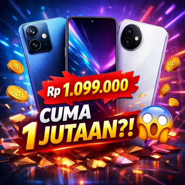 HP murah terbaru 2026 harga 1 jutaan dengan desain premium dan fitur canggih